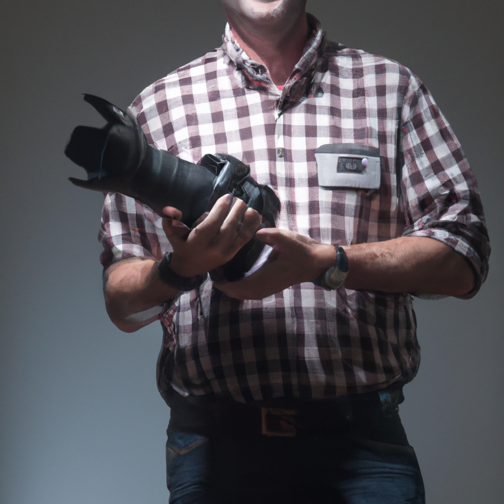 Photojournalist mentor with camera